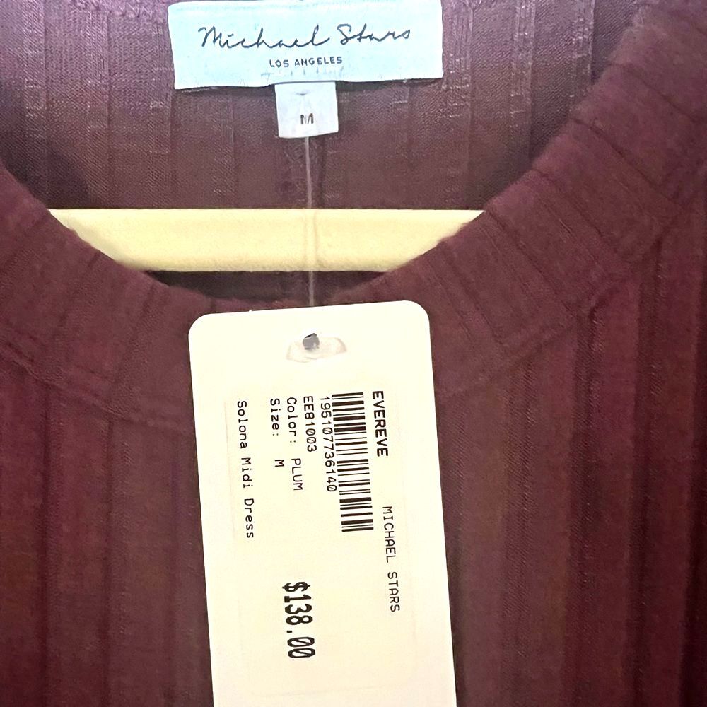 NWOT Michael Stars Solage Midi Dress - Picture 5 of 9